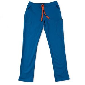 FIGS Scrub Pants Unisex S Blue Jogger Drawstring Technical Collection Medical